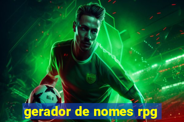 gerador de nomes rpg